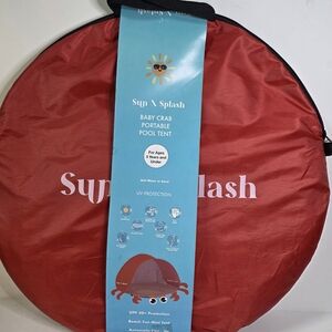 Red Baby Crab Portable Pool Tent